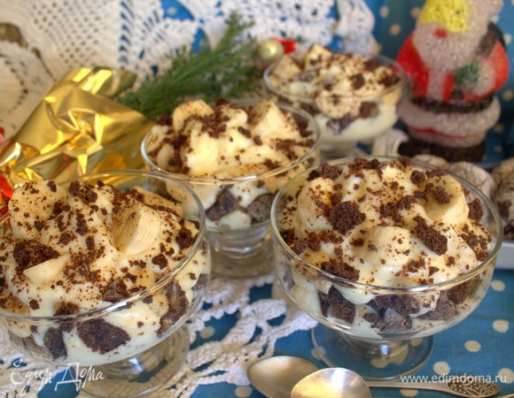 Крем-пудинг готов к подаче!