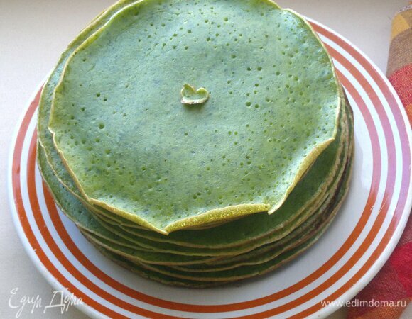 У меня получилось 18 блинчиков диаметром 15 см.