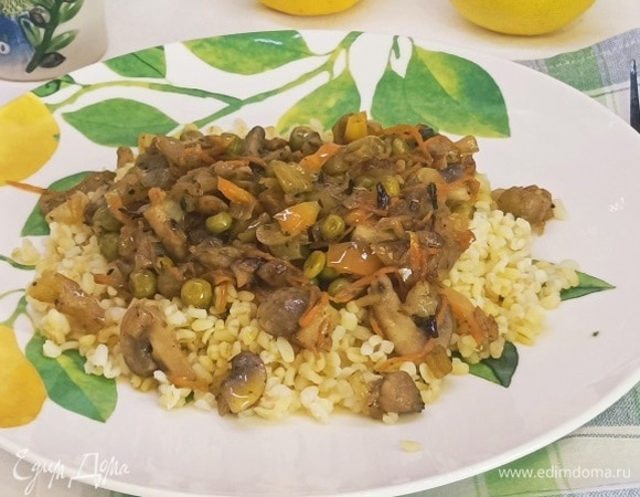 При желании блюдо можно посыпать свежей зеленью.