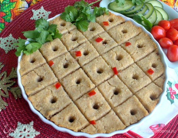 Я поставила на стол прямо в керамическом блюде.