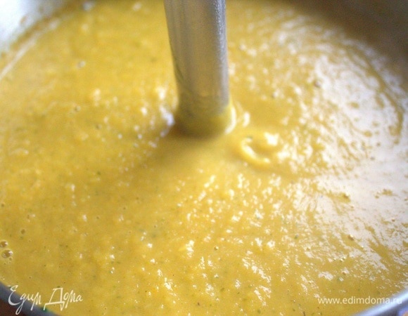 Взбить блендером.