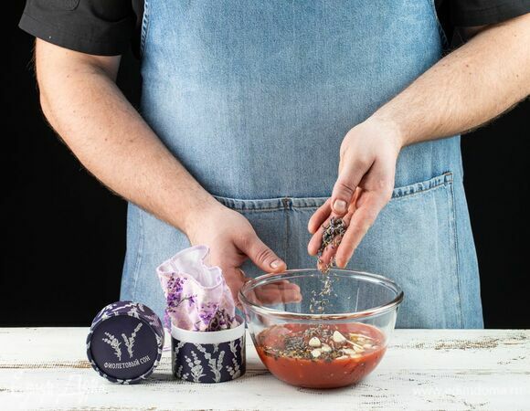 Сюда же всыпьте сушеную лаванду «Фиолетовый сон».