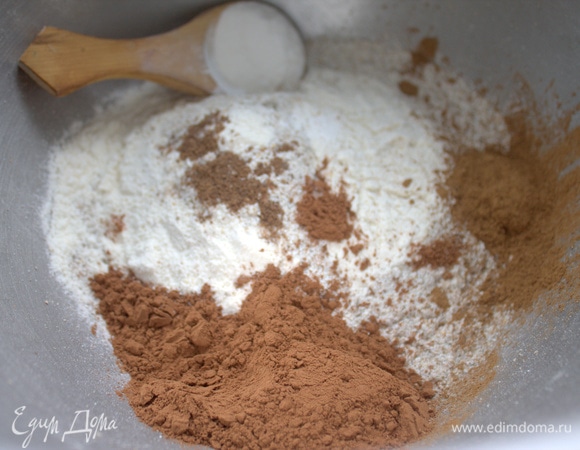 Смешать сухой состав.