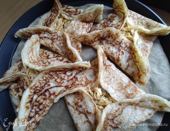 Слепить также конвертиком на 4 угла.