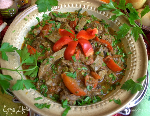 Подаем в общем блюде или порционно.