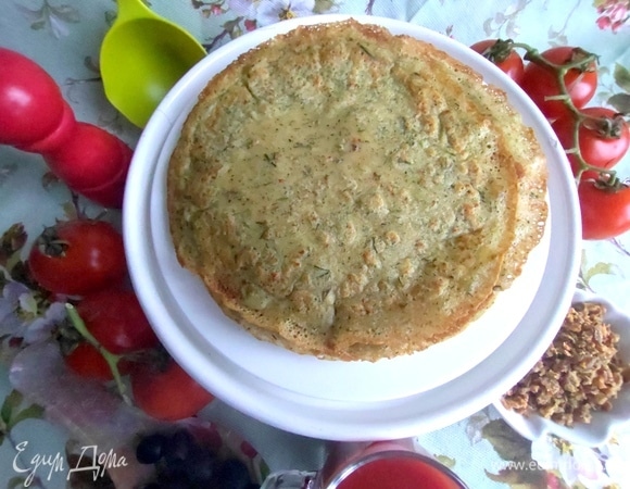 У блинов очень хрустящие краешки.