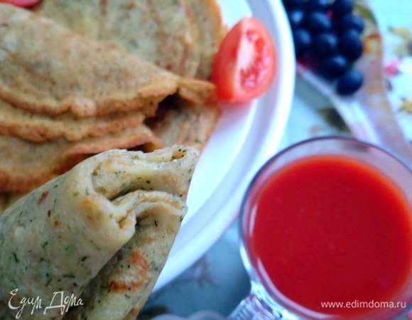 Блины хоть и постные, но не менее вкусные.