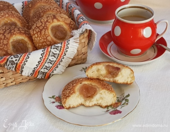 Получаются очень аппетитные и вкусные булочки!