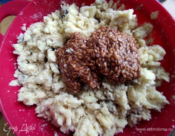 Добавить запаренный лен вместо яйца для связки.