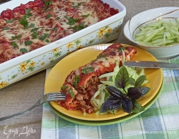 Дополните любимым гарниром и подавайте.