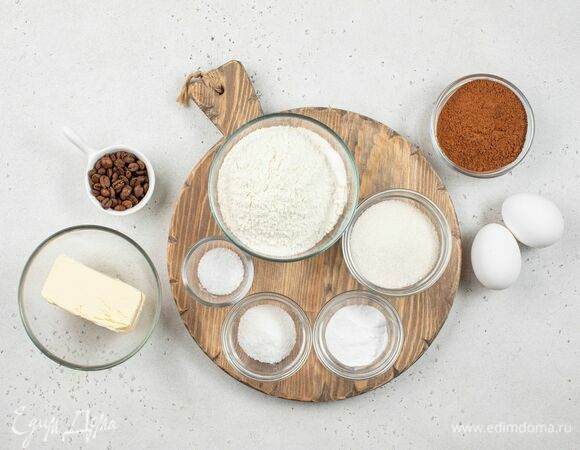 Для приготовления брауни понадобятся следующие ингредиенты.