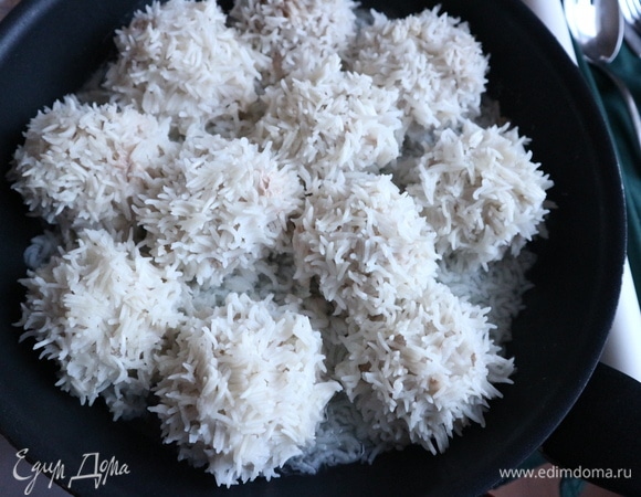 Выключить огонь. Вот такие пушистые получились ежики.