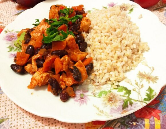 Подаем с любимым гарниром, посыпав зеленью петрушки и/или кинзы. Приятного аппетита!