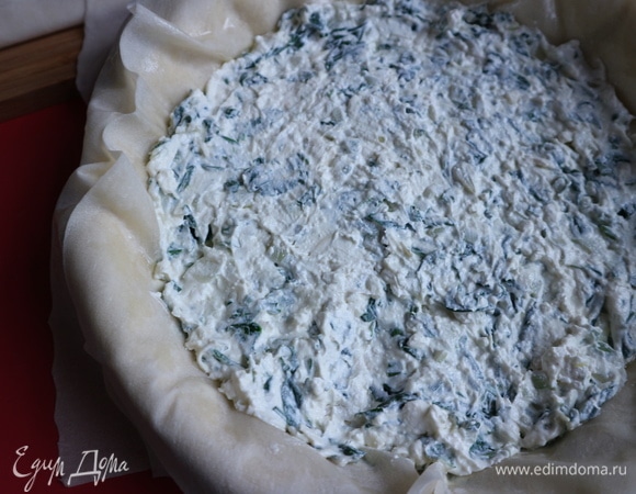 Еще одна треть начинки.