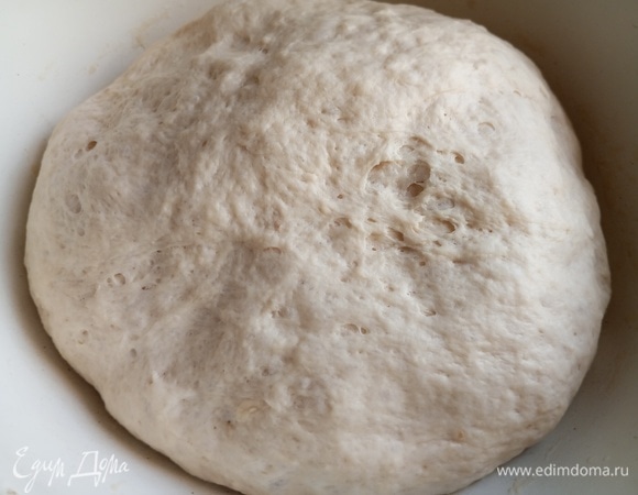 Дрожжи активировать с сахаром и молоком. Всыпать соль, муку, влить растительное масло. Замесить тесто. Накрыть, оставить для подъема на 1,5 часа.