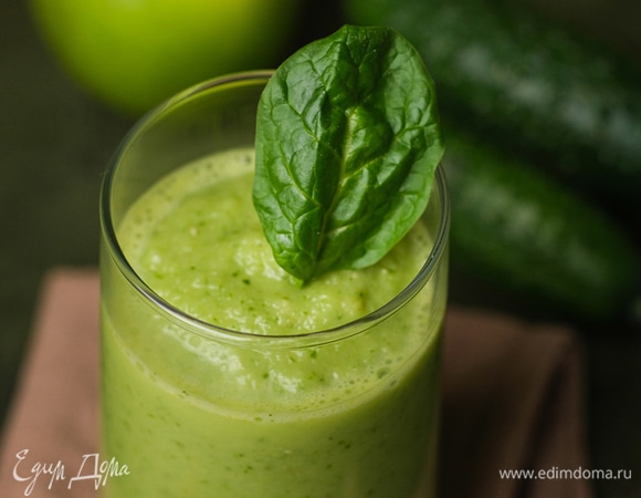 Яркий полезный смузи готов!