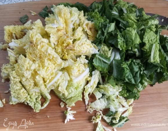 Порубить оставшиеся листья.