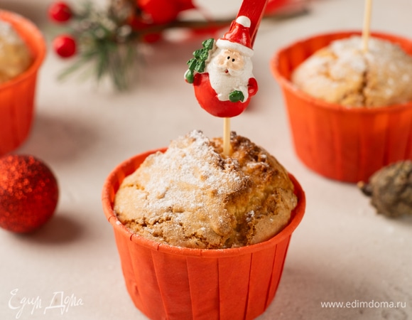 Выпекайте кексы 20–25 минут в духовке.