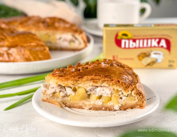 Выпекайте на 180°С духовке 40–45 минут.