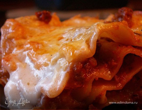 Лазанья с соусом Болоньезе
