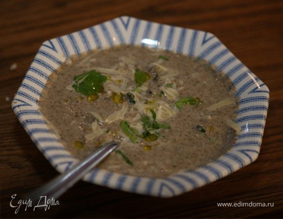 Суп из брокколи с грибами Суп из брокколи с грибами