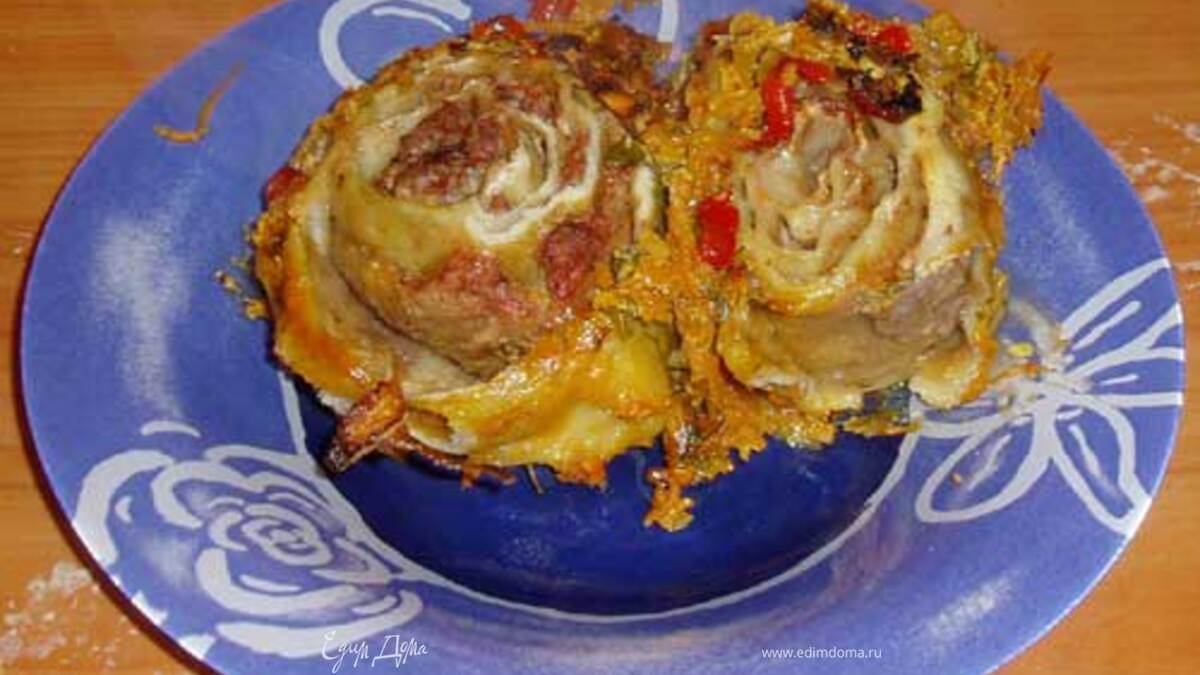 Ленивые пельмени с овощами