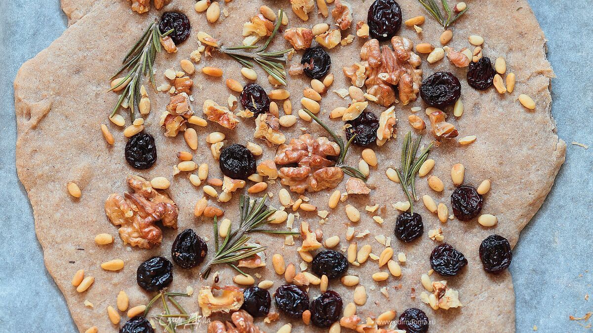Ореховое печенье с изюмом