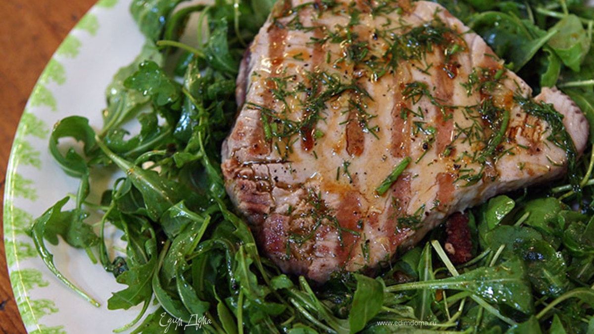 Тунец в соевом соусе