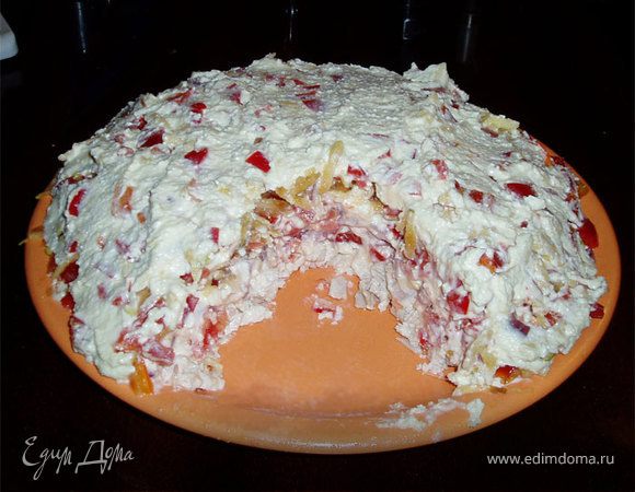 Салат слоеный с фетой