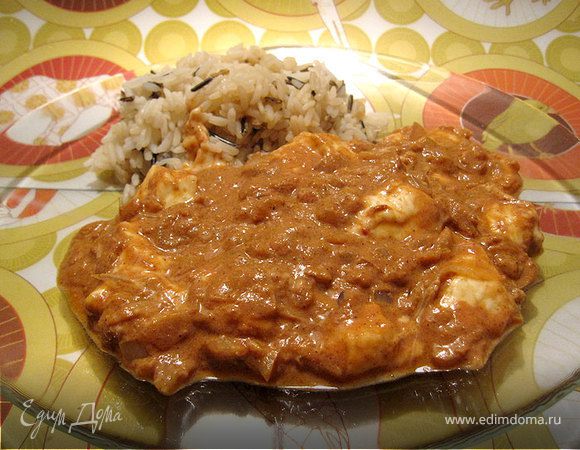 Сыр в индийском соусе