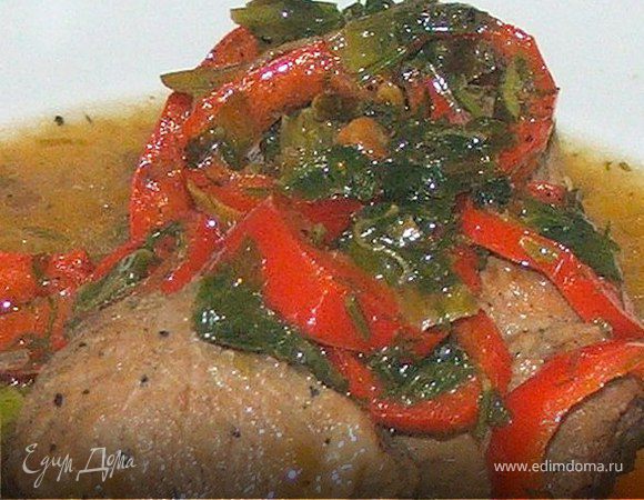 Свинина тушенная с вином