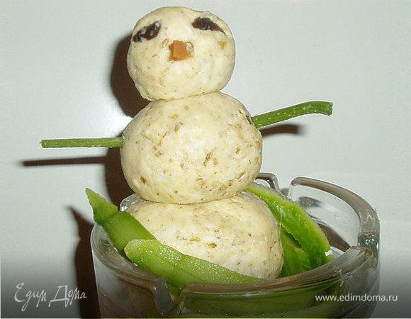 Снеговик из паштета