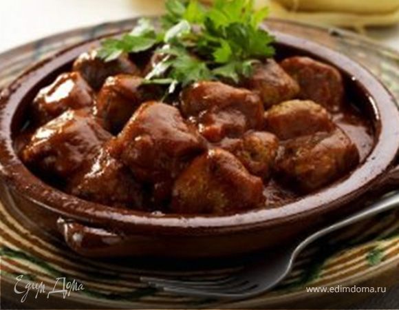 Мясо по-строгановски