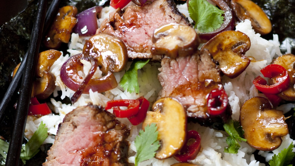 Говядина в соевом соусе