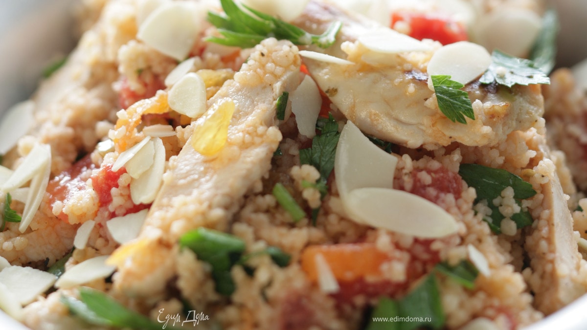 Курица в миндале  