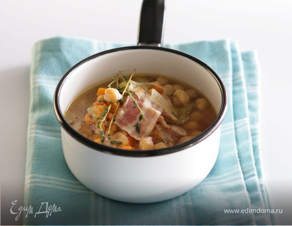 Суп из чечевицы с беконом Суп из чечевицы с беконом