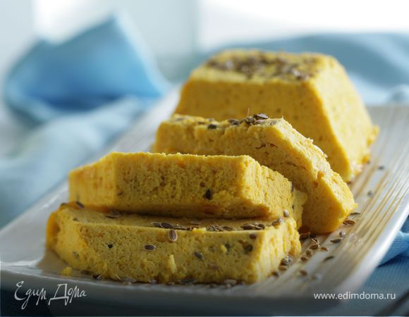 Запеканка из моркови и козьего сыра с тмином  