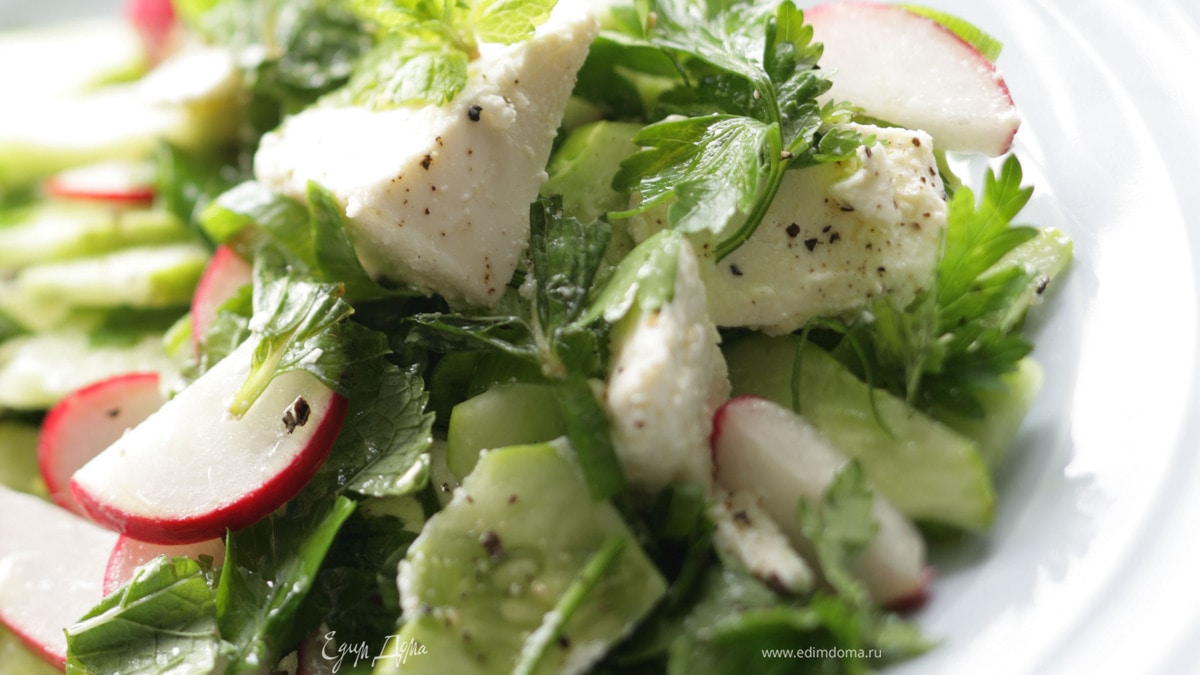 Летний дачный салат  