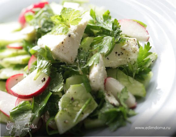 Летний дачный салат  