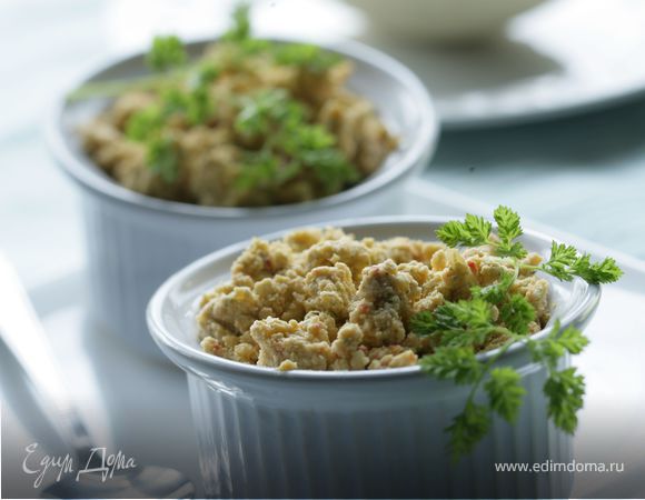 Сырная паста со сладким перцем