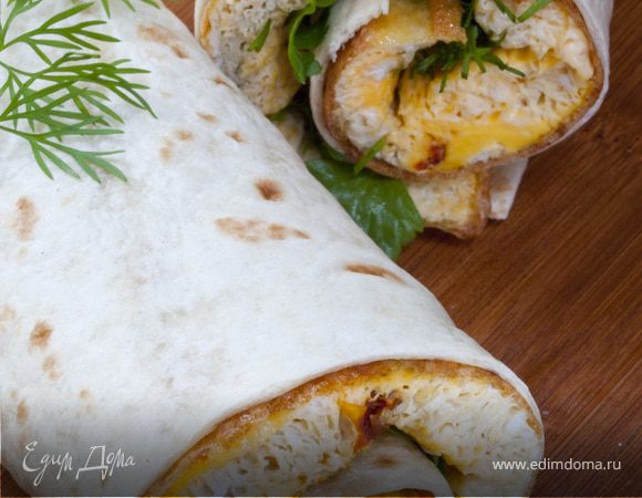 Омлет в лаваше  