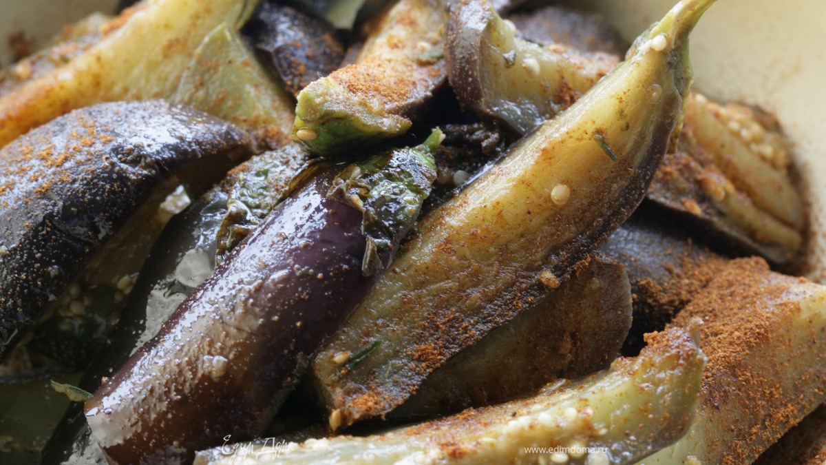 Маринованные баклажаны  