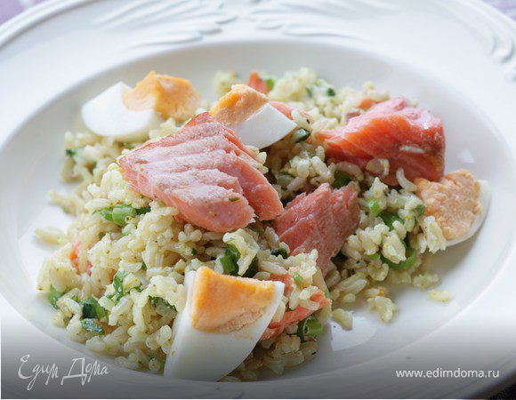 Индийское блюдо из копченой форели  