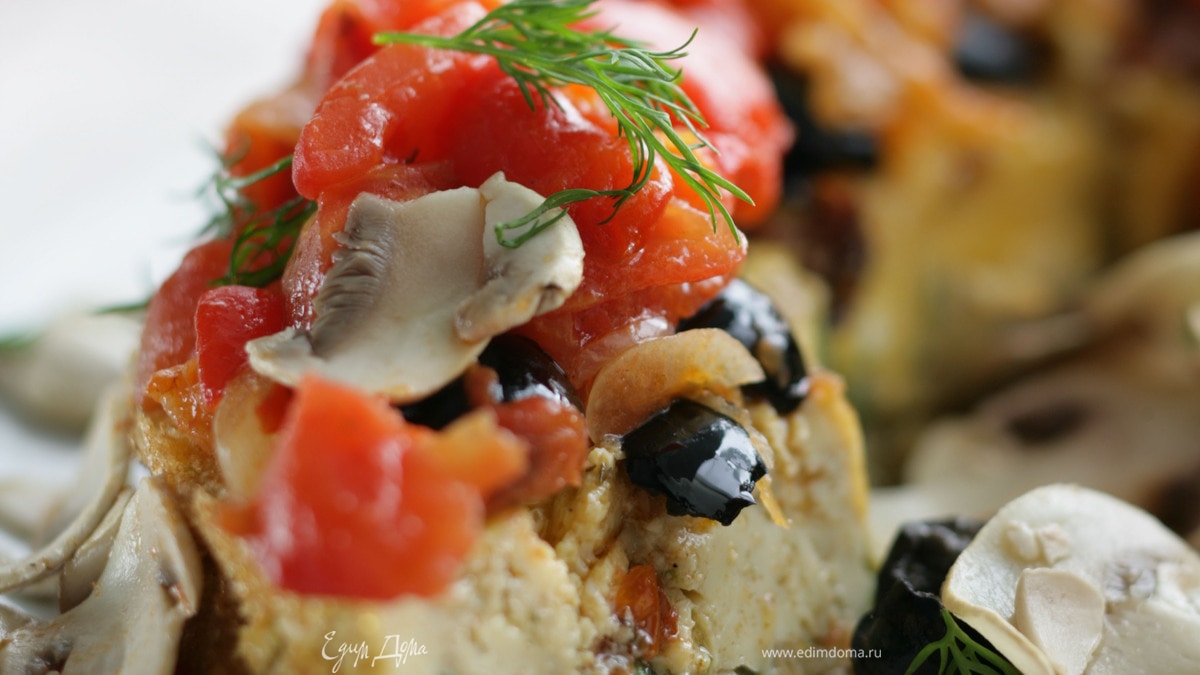 Рыбный пирог со шпинатом     