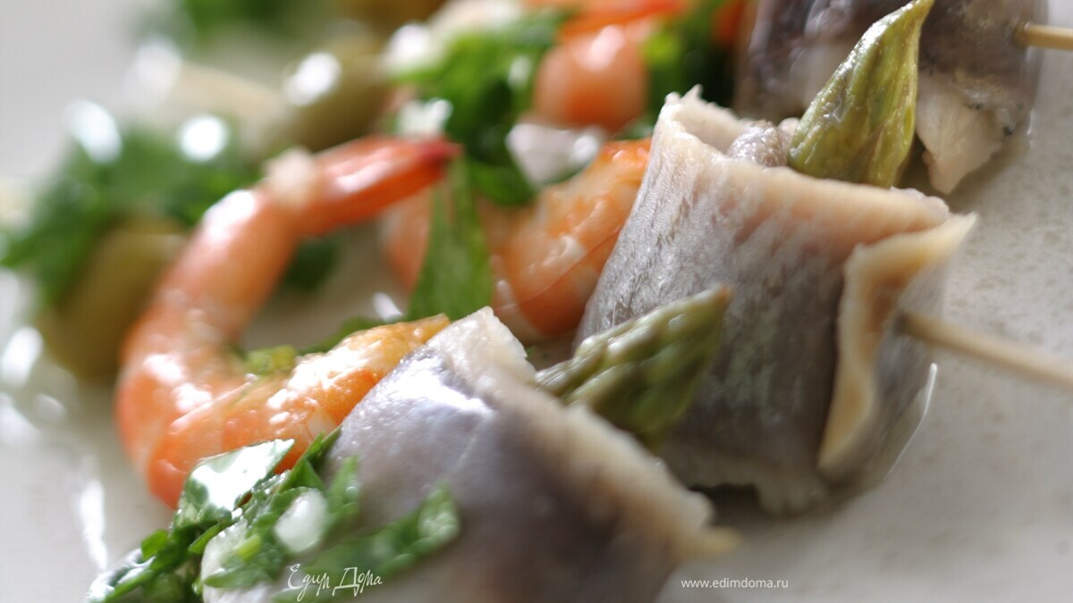 Салат с сельдью по-испански