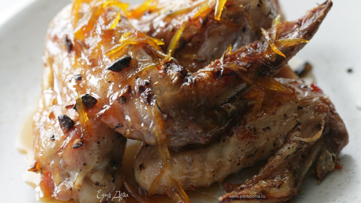 Цитрусовые куриные крылышки     