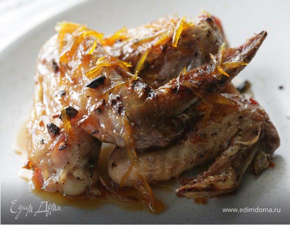 Цитрусовые куриные крылышки     