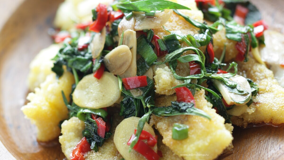 Хрустящая рыба по-тайски