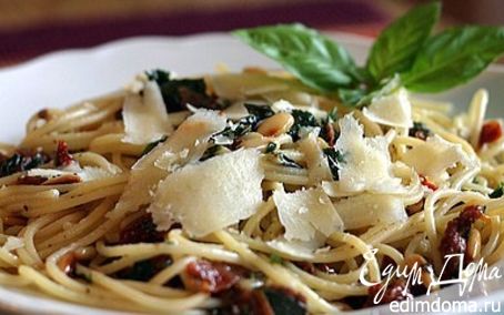 Рецепт Спагетти с сушеными помидорами