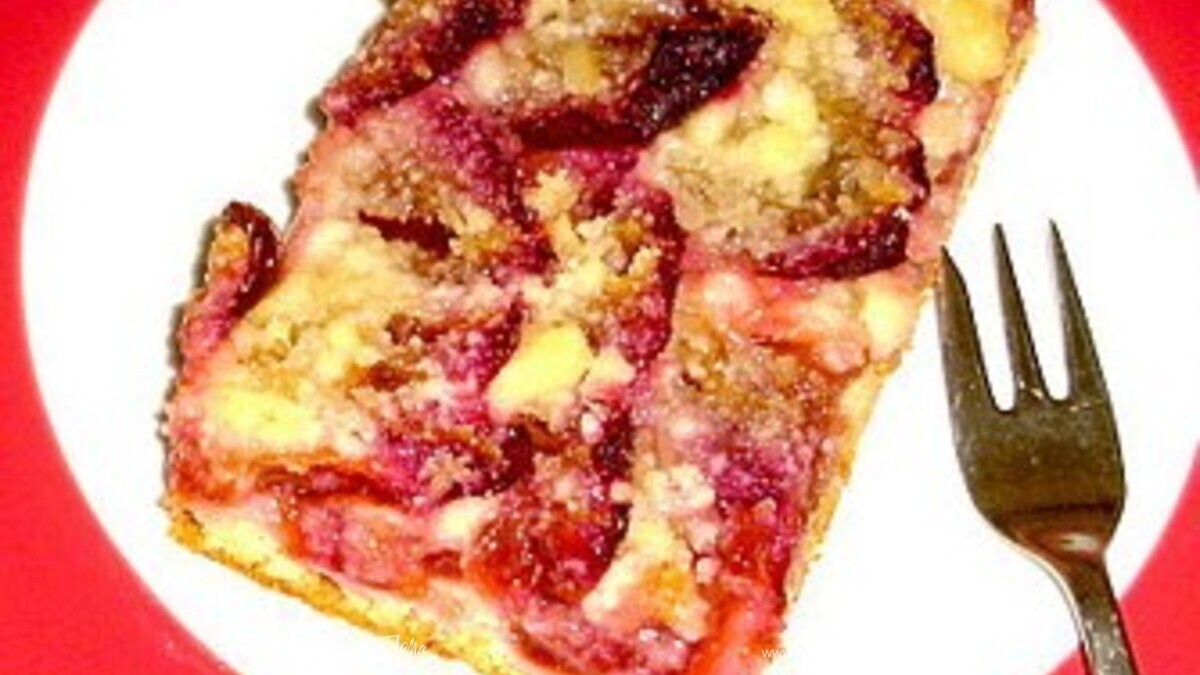 Пирог из терна(Zwetschgendatschi) классика 